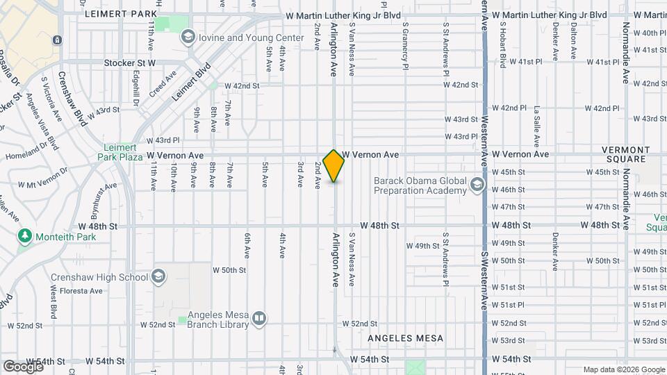4523 Arlington Ave Map and Location Details