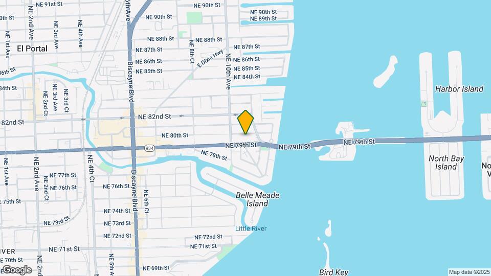 1060 NE 80th St Map and Location Details