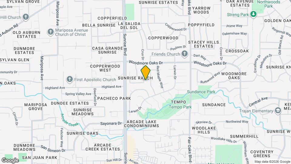 6900 Trovita Way Map and Location Details