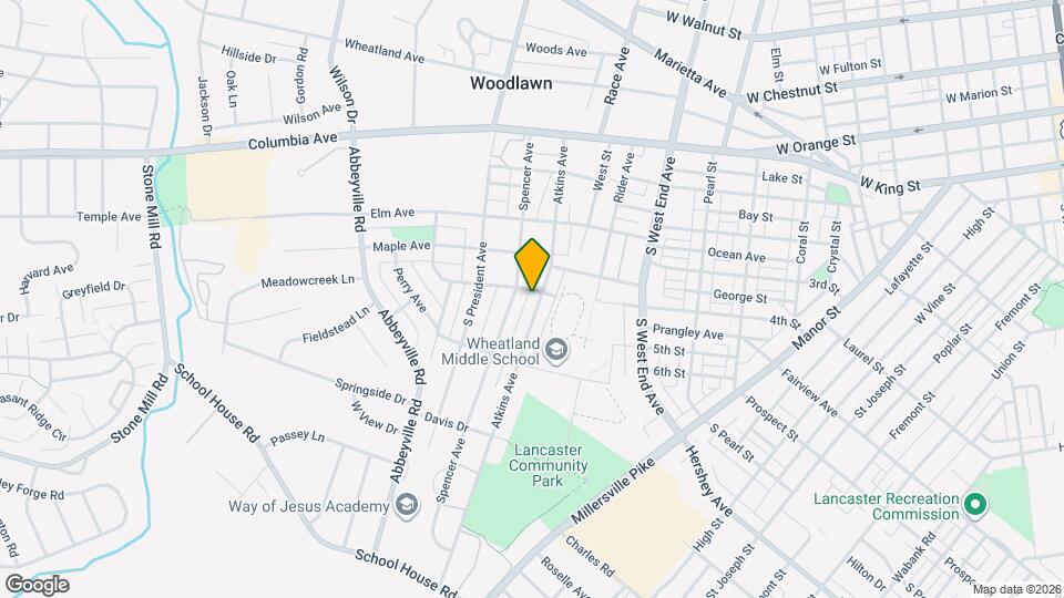 320 Atkins Ave Map and Location Details