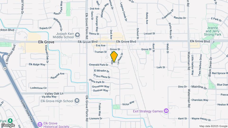 9681 Walnut Ave-Unit -1 Map and Location Details
