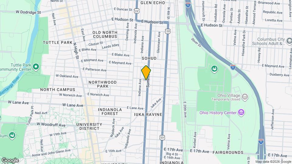 2209 Summit St Map and Location Details