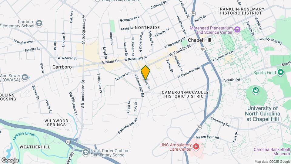 120 S Graham St Map and Location Details