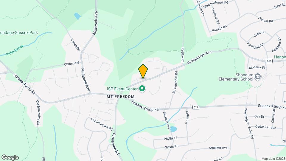 21 W Hanover Ave, Unit 1st floor Map and Location Details