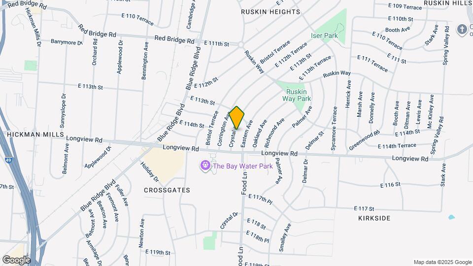 11405 Crystal Ave Map and Location Details