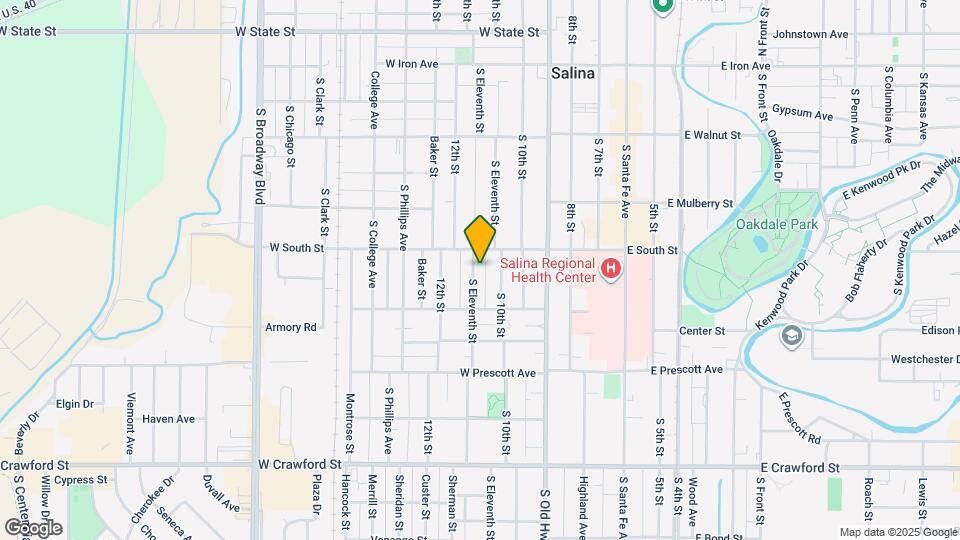 421 S Eleventh St Map and Location Details