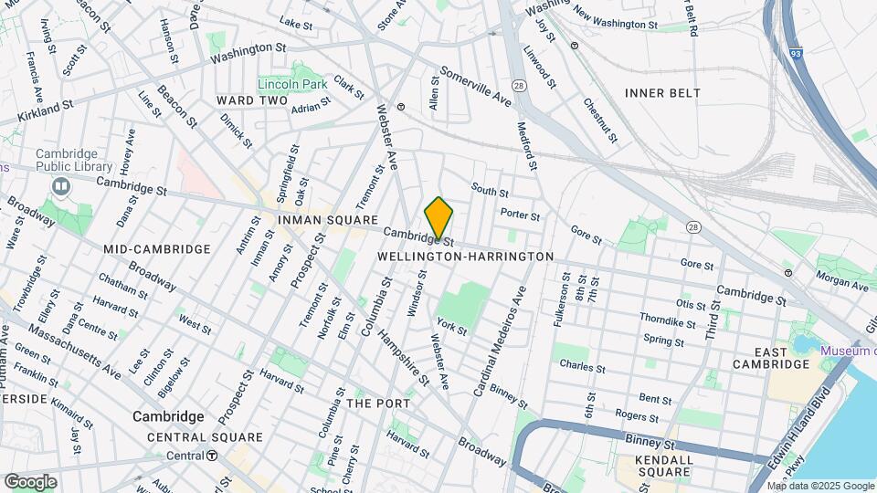 954 Cambridge St, Unit 2 Map and Location Details