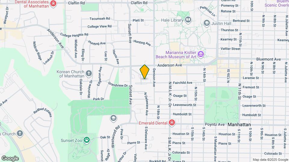 1830 Fairchild Ave Map and Location Details
