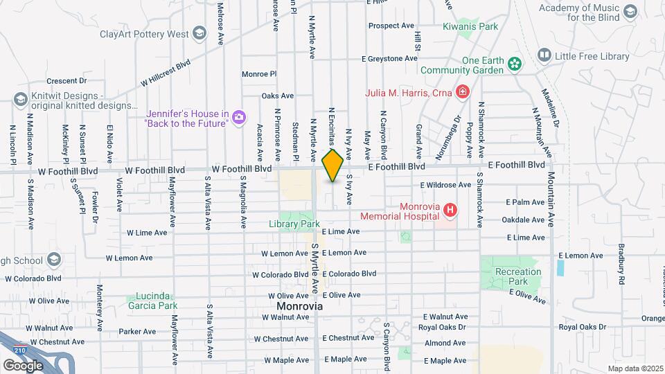 123 E Encinitas Dr Mapa y Detalles de la Ubicación