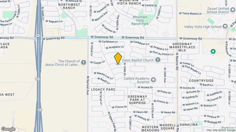 15954 W Port Royale Ln Map and Location Details
