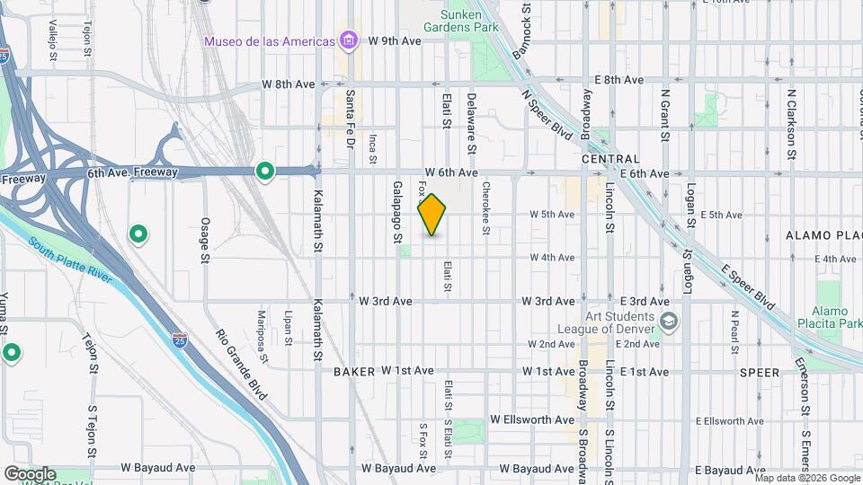 420 Fox St Map and Location Details