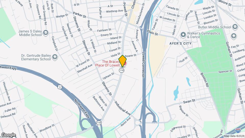 712 Chelmsford St Map and Location Details