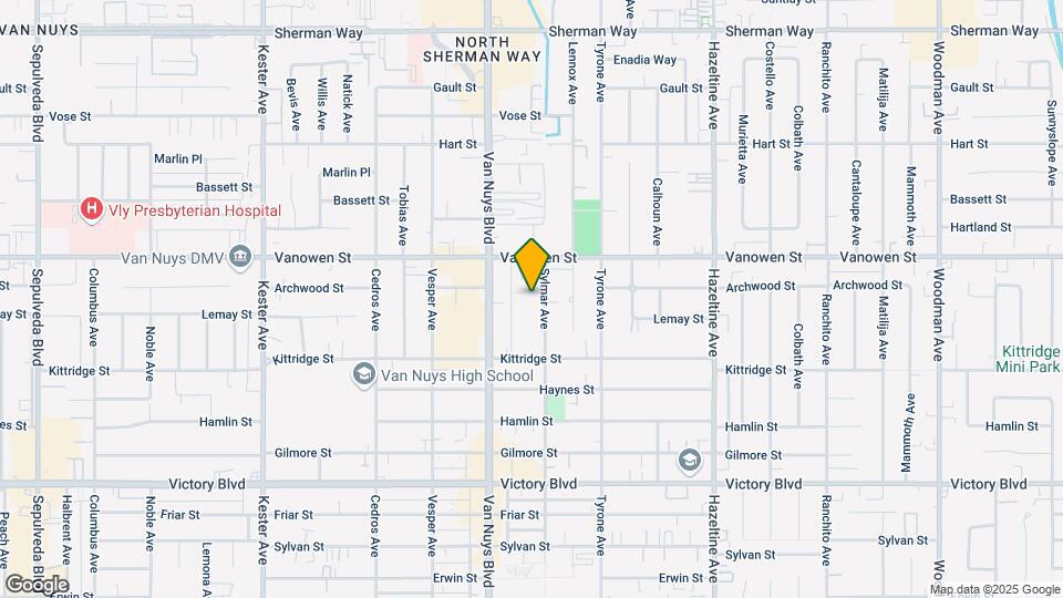 6715 Sylmar Ave Mapa y Detalles de la Ubicación