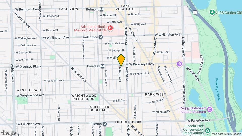2747 N Dayton St, Unit G Mapa y Detalles de la Ubicación