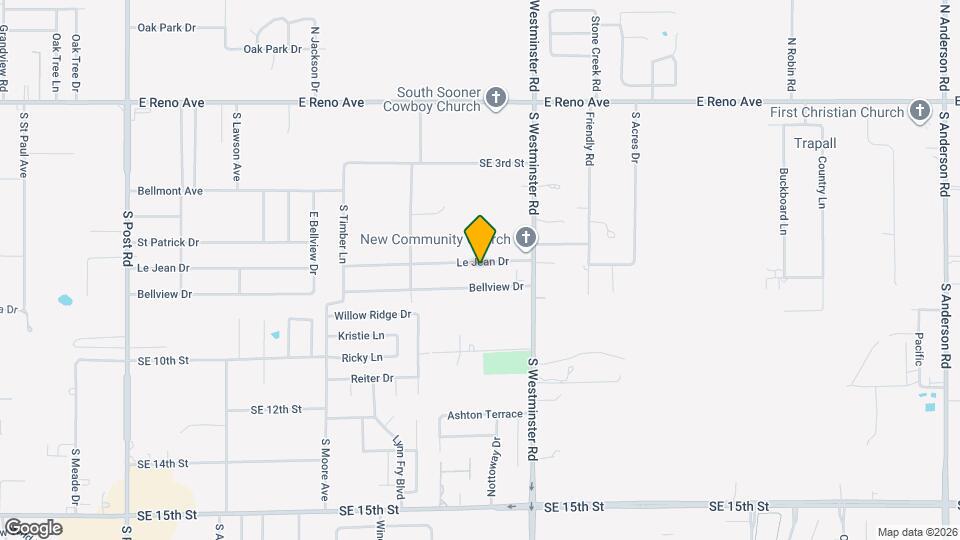 10826 Lejean Dr Mapa y Detalles de la Ubicación