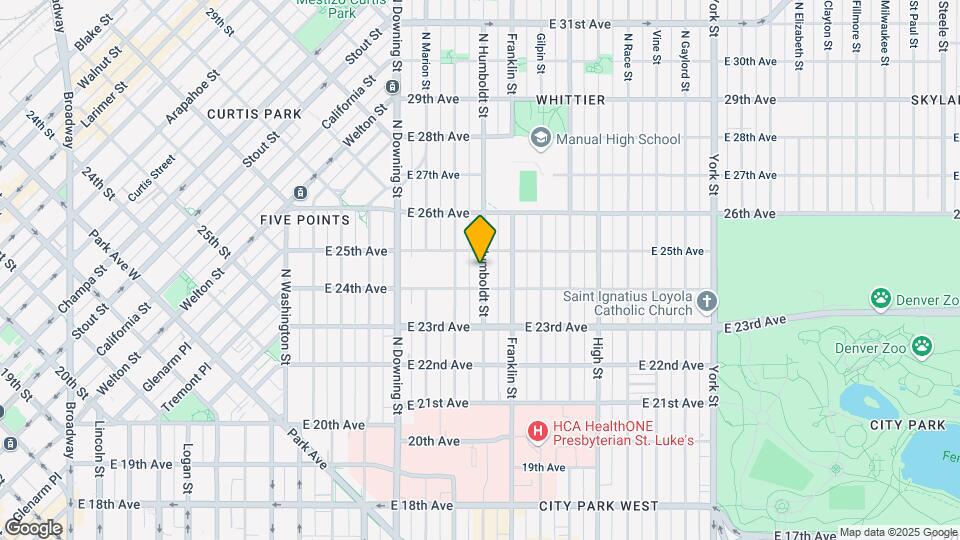 2431 Humboldt St Map and Location Details
