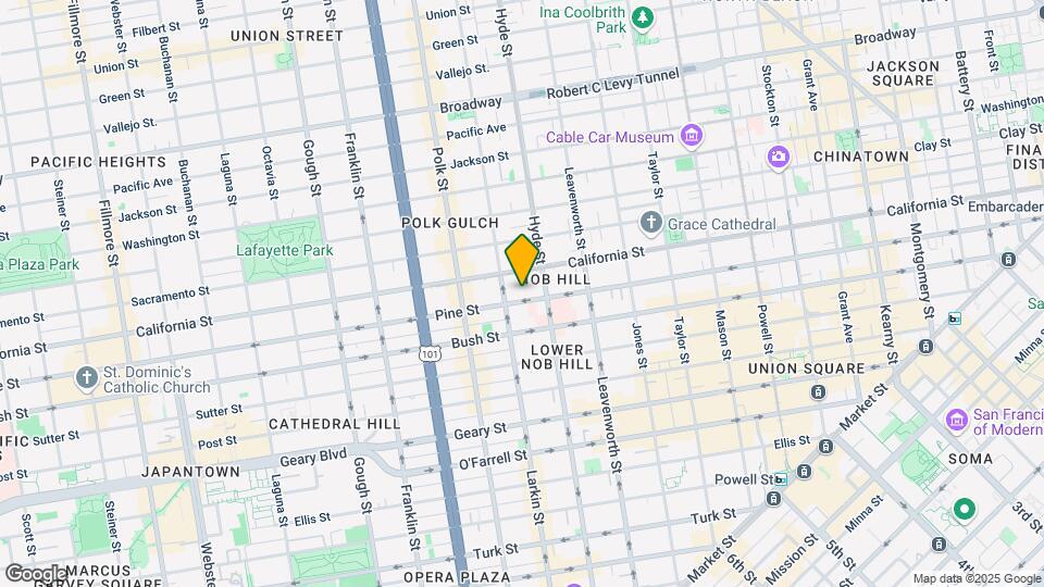 1366 Pine St Map and Location Details