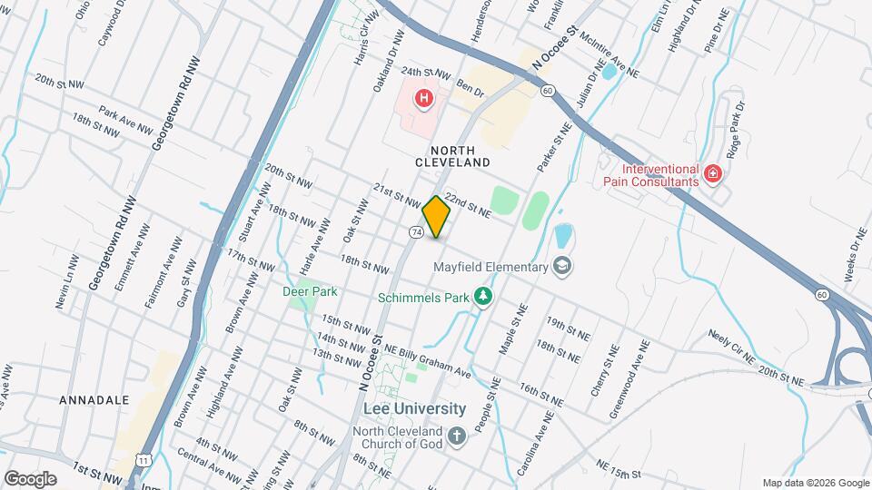 160 20th St NE Map and Location Details