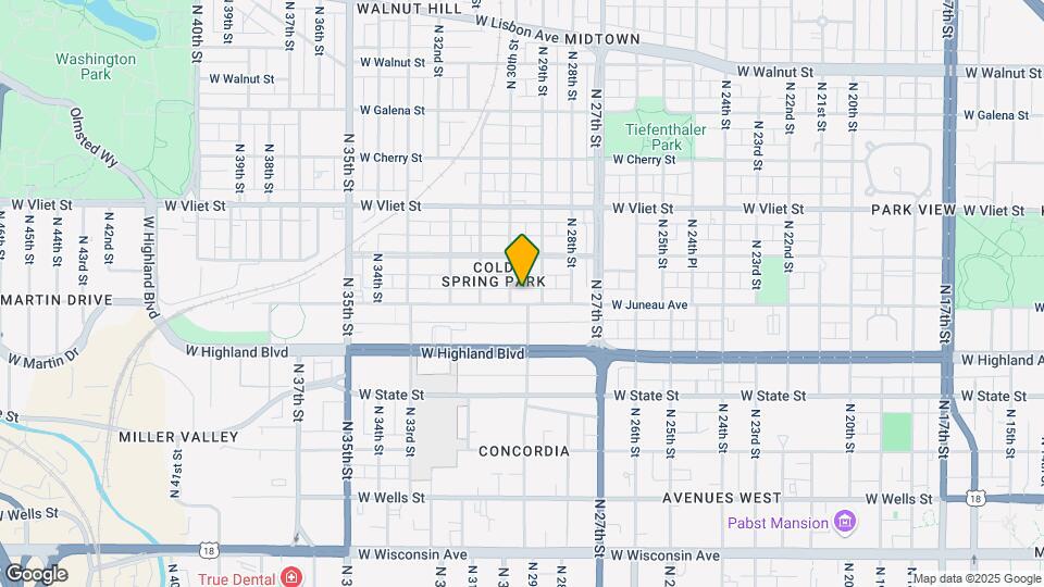 2922-2924-2924 W Juneau Ave Map and Location Details