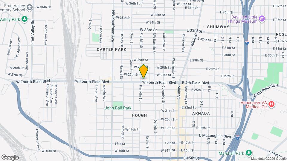 512 W Fourth Plain Blvd Map and Location Details