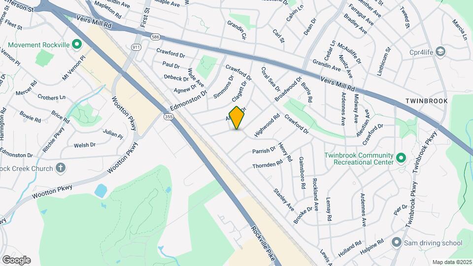 1117 Broadwood Dr Map and Location Details