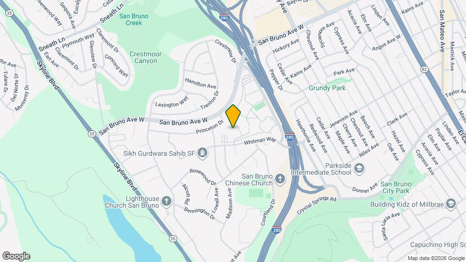 7302 Shelter Creek Ln Map and Location Details