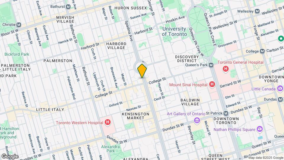 484-484 Spadina Ave. Map and Location Details
