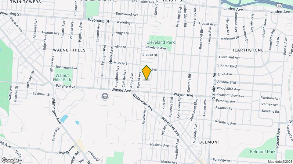 3129 Hassler St Map and Location Details