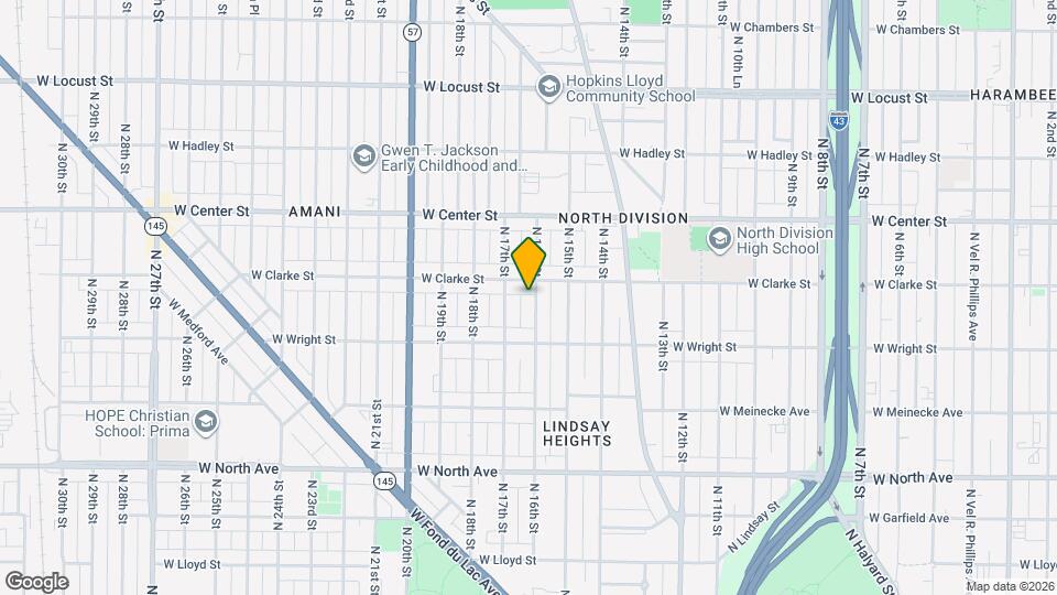 2555 16th St Map and Location Details