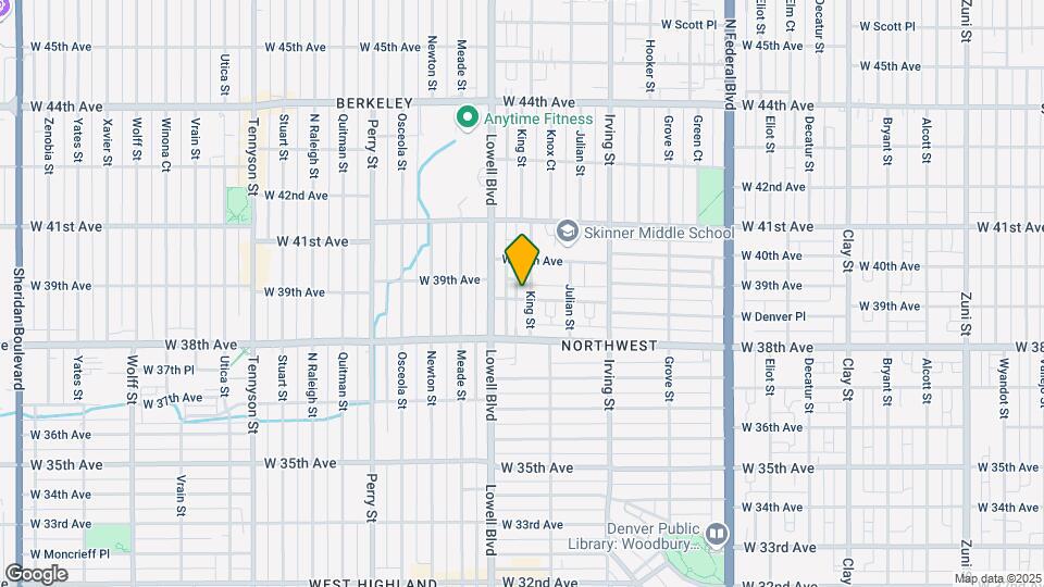 3503-3515 W 39th Ave Map and Location Details