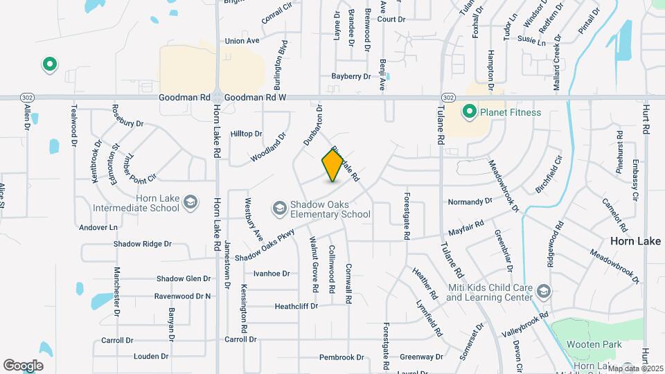 3530 Lakehurst Dr Map and Location Details