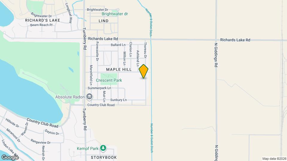 2339 Thoreau Dr Map and Location Details