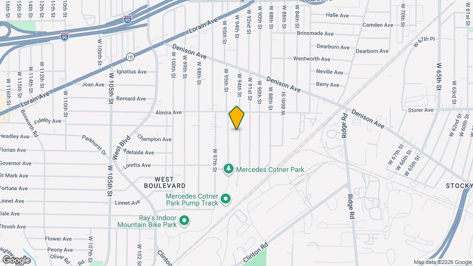 3412 W 94th St Map and Location Details