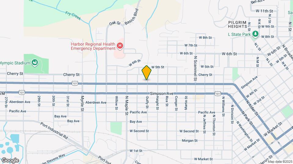 601 Duffy St Map and Location Details