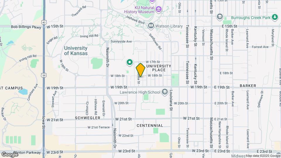 1810 Alabama St Map and Location Details