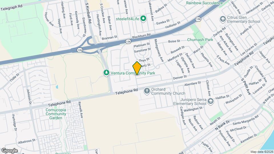 8105 Tiara St Map and Location Details