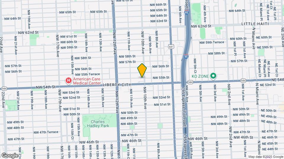 1020 NW 55th St Map and Location Details