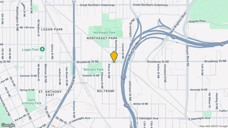 750 Buchanan St NE Map and Location Details