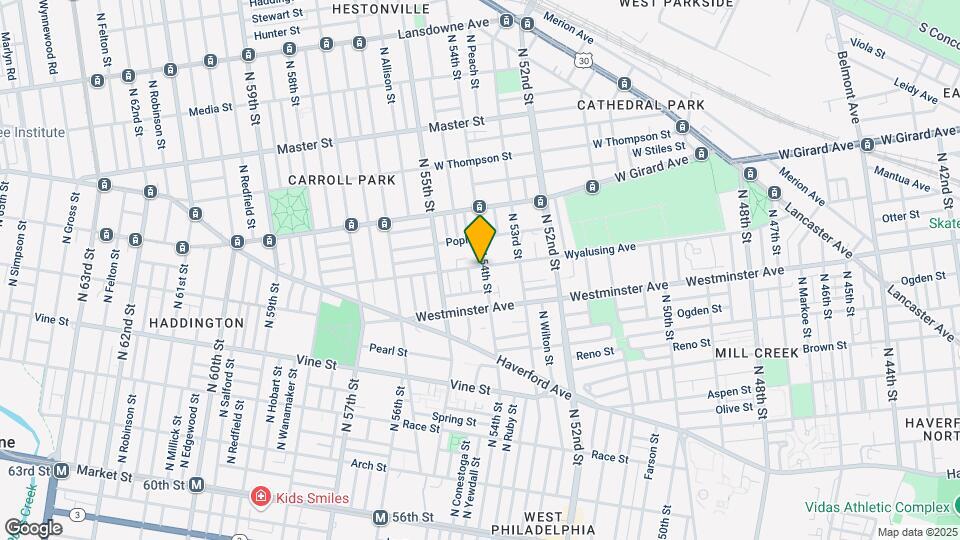 554-556 N 54th St Mapa y Detalles de la Ubicación