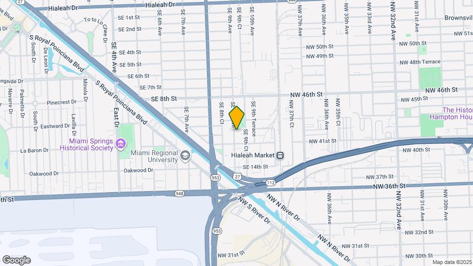 1125 SE 9th Ave Map and Location Details