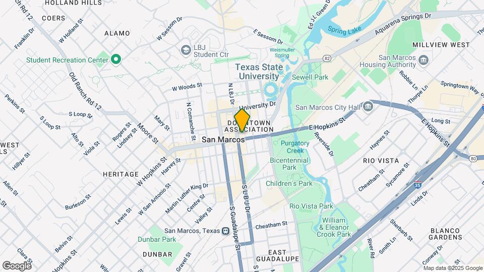 202 N LBJ Dr Map and Location Details