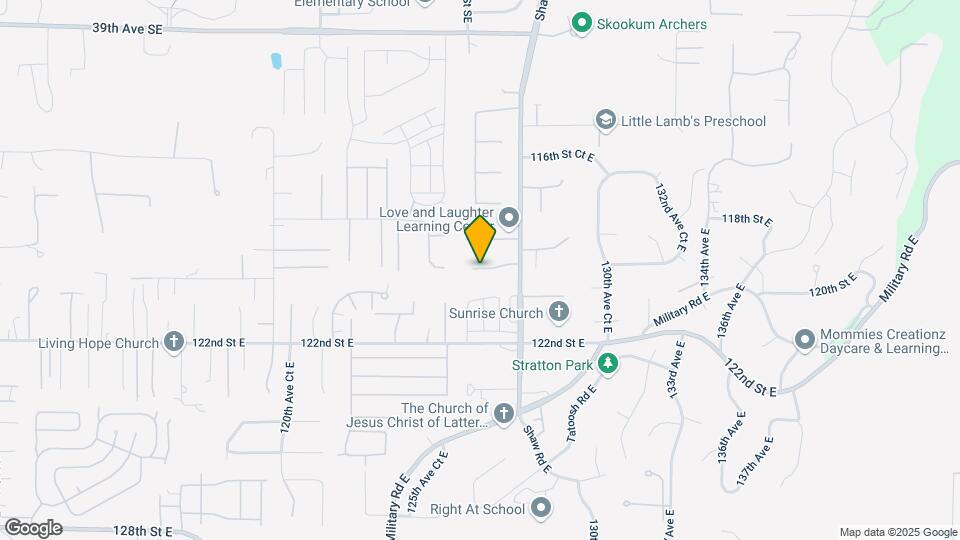 12604 119th Street Ct E Map and Location Details