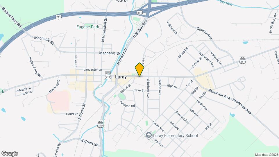 126 E Main St Map and Location Details