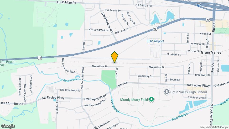 1100 NW Willow Dr Map and Location Details