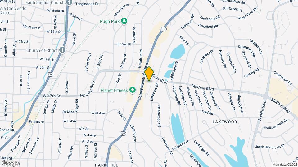 4713 Hickory Ave Map and Location Details