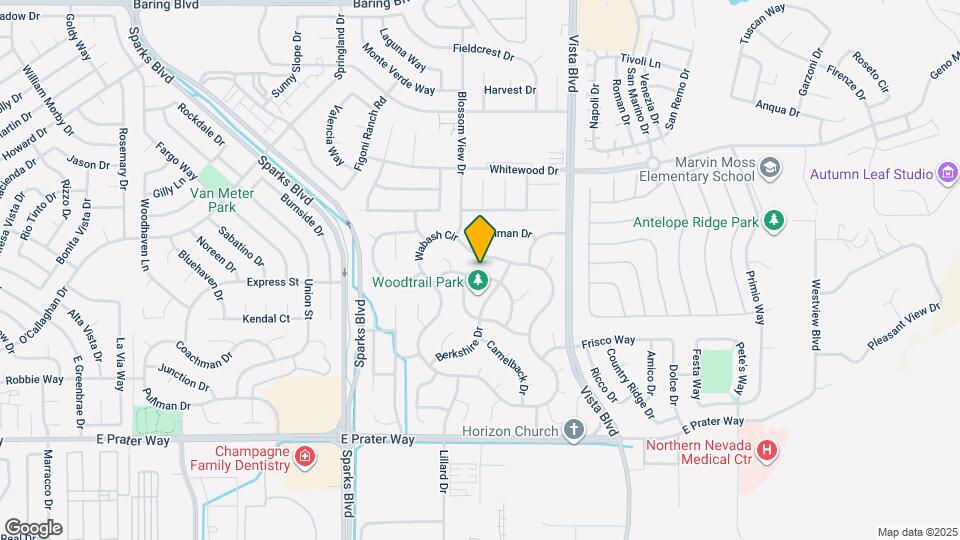 1796 Woodtrail Dr Map and Location Details