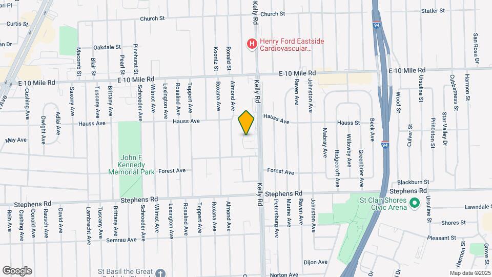 24583 Kelly Rd Map and Location Details