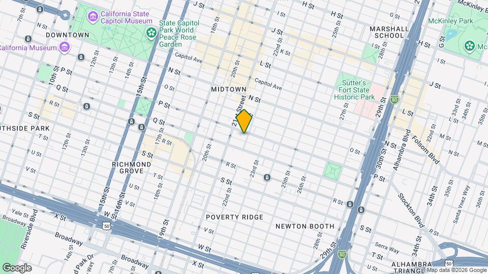 1608 22nd St Mapa y Detalles de la Ubicación