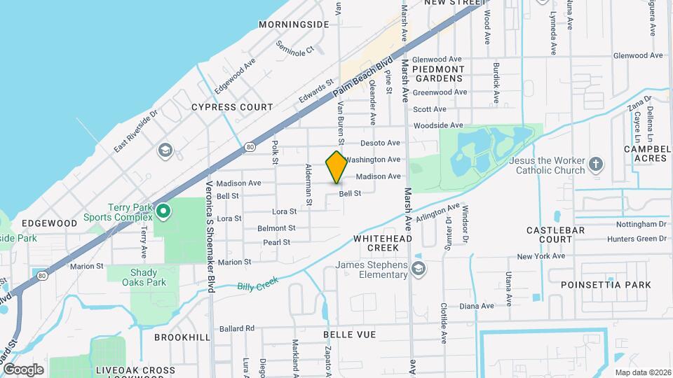 3966 Madison Ave Map and Location Details