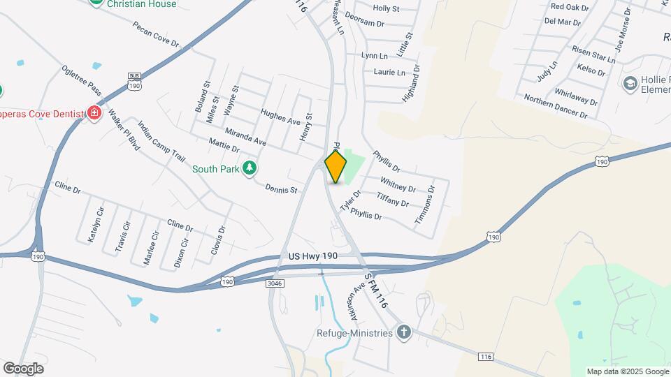 2009 Pleasant Ln Mapa y Detalles de la Ubicación